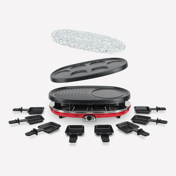 cucina conviviale > raclette, fonduta e grill > apparecchio per raclette 4  in 1 - 8 persone : Koenig - IT