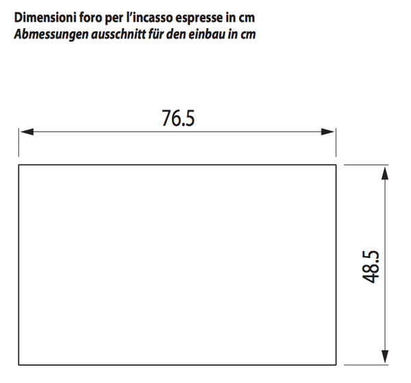 Ⓜ️🔵🔵🔵👌 Alpes F 579/4EI - Piano cottura da incasso semifilo ad induzion  – Fratelli Mugnaini