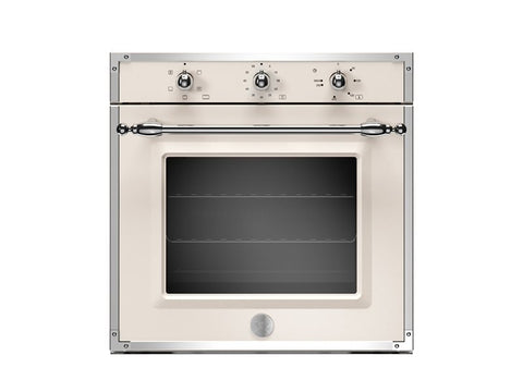 Ⓜ️🔵🔵🔵 BERTAZZONI F605HEREKAX - Forno da incasso, Avorio/Inox, 60 cm, Serie Heritage, Elettrico, 5 Funzioni