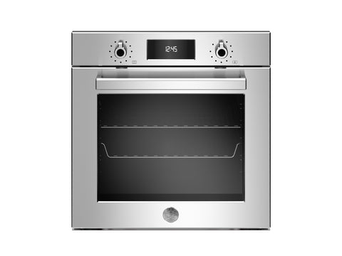 Ⓜ️🔵🔵🔵 BERTAZZONI F6011PROPLX/23 - Forno da incasso, Acciaio Inox, 60 cm, Serie Professional, Elettrico Pirolitico, Display LCD