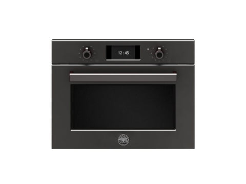 Ⓜ️🔵🔵🔵 BERTAZZONI F457PROVTN - Forno da incasso, Vapore Combinato, Carbonio, 60x45 cm, Serie Professional, Display TFT, Nuova Classe A