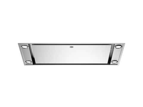 Ⓜ️🔵🔵🔵 BERTAZZONI KC90PRO1XA - Cappa a Soffitto, 90 cm, Incasso, Serie Professional, Acciaio Inox, Nuova Classe A+