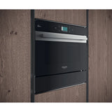 Ⓜ️🔵🔵🔵 Hotpoint ARISTON MP 9P6 IX HA - Forno a microonde da incasso, combinato grill, con funzione vapore, crisp e ventilato, acciaio inox e vetro nero