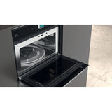 Ⓜ️🔵🔵🔵 Hotpoint ARISTON MP 9P6 IX HA - Forno a microonde da incasso, combinato grill, con funzione vapore, crisp e ventilato, acciaio inox e vetro nero