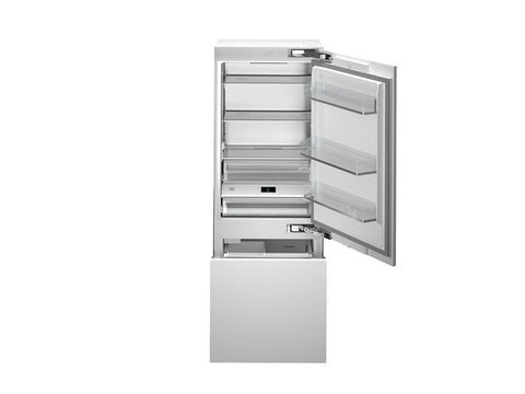 Ⓜ️🔵🔵🔵 BERTAZZONI RBM75S5FPNS - Frigorifero Combinato, Da Incasso, 75 cm, Panel Ready, Serie Modern, Ice-Maker, Distributore d'Acqua, 323L Frigorifero, 126L Congelatore, Dual Cooling Total No-Frost, Nuova Classe E