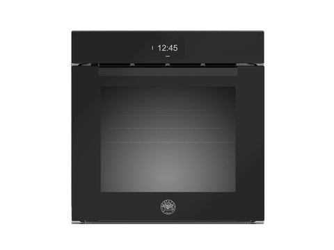 Ⓜ️🔵🔵🔵 BERTAZZONI FMOD6117VTB1 - Forno da incasso, Vetro Nero, 60 cm, Serie Modern, Display TFT, Total Steam, Elettrico