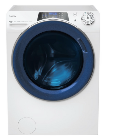 Ⓜ️🔵🔵🔵 Candy RPW4856BWMUC-S - Lavasciuga Smart Inverter, libera installazione, 8 Kg, 1400 RPM, connessa, Classe A e D