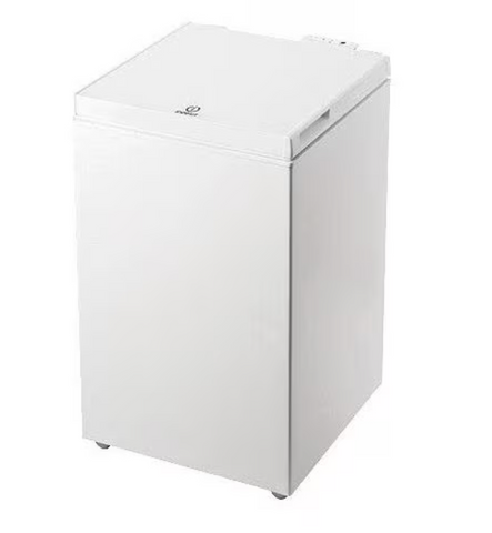 Ⓜ️🔵🔵🔵 Indesit OS 2A 100 2 - Congelatore orizzontale, libera installazione, bianco, 99 litri, Nuova classe E (ex A++)