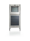 Ⓜ️🔵🔵🔵 Alpes 68/165 FORNO/3- LIBERI IN CUCINA, Elemento Colonne, colonna cucina, acciaio inox, larg. 68cm, prof. 64cm, alt. 165/170cm, forno elettrico incasso 60cm, cantina vini 34 bott. NON INCLUSA NEL PREZZO