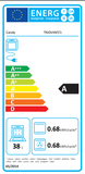 Ⓜ️🔵🔵🔵 Candy TRIOVXNT/1 - Trio 3 in 1, unità indipendente da cucina con 3 elettrodomestici in 1 in soli 60 cm, piano cottura in vetroceramica, lavastoviglie e forno multifunzione, colore inox